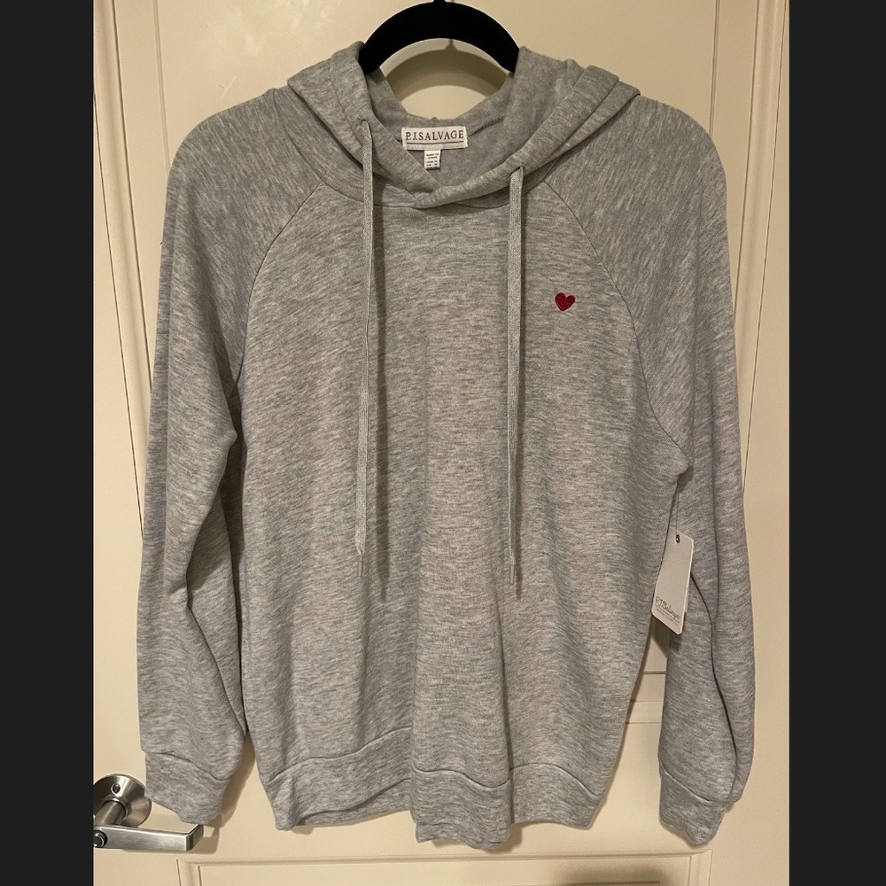 PJ Salvage super soft & cozy gray hoodie. Size Medium.